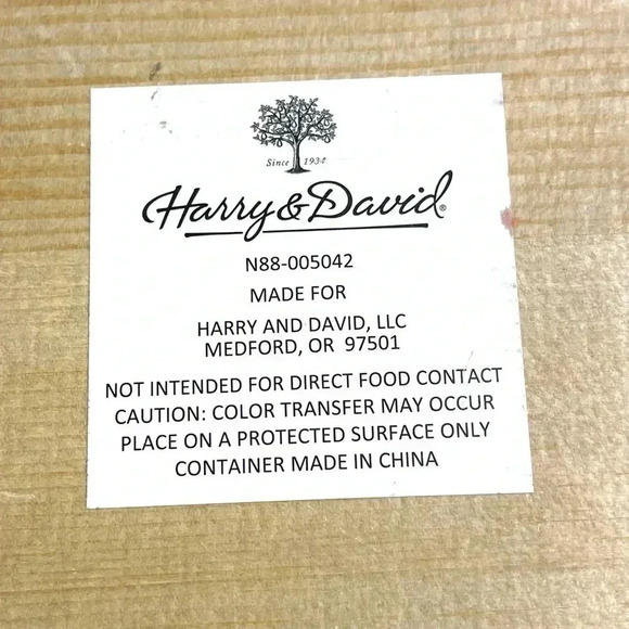 Harry David Lantern Christmas Holiday Candle Box Holder Wood Tin Cut Out Shadow - Picture 4 of 7